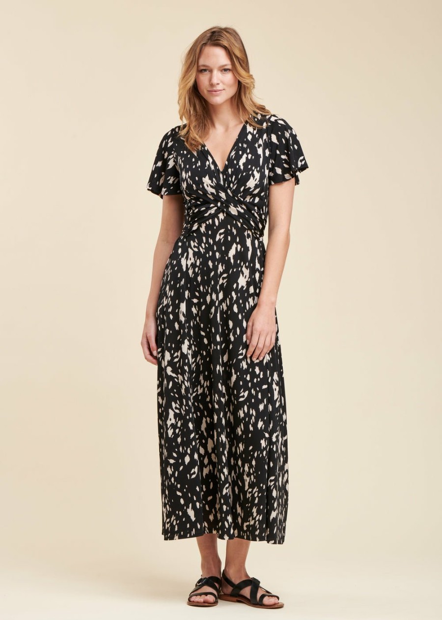 LA FEE maraboutee Bedrukte Jersey Maxi-Jurk