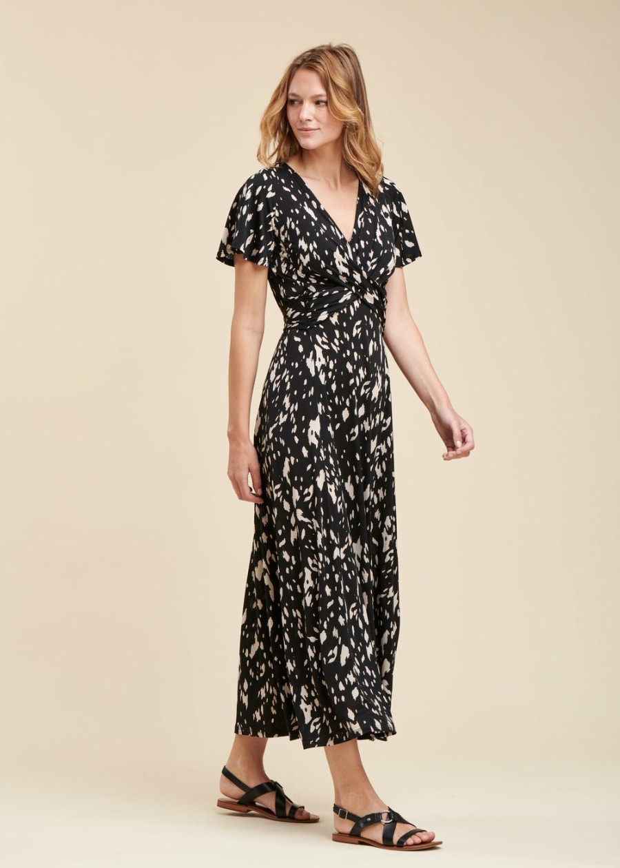 LA FEE maraboutee Bedrukte Jersey Maxi-Jurk