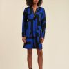 LA FEE maraboutee Jersey Jurk Met Geometrisch Patroon