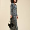 LA FEE maraboutee Maxi-Jurk Met Bloemenprint In Ecovero Viscose