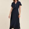 LA FEE maraboutee Faux Wrap Maxi Jurk