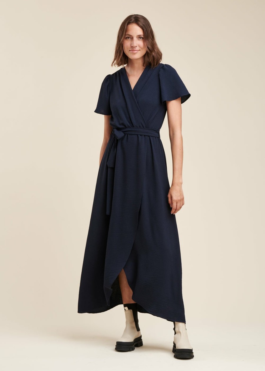 LA FEE maraboutee Faux Wrap Maxi Jurk