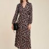 LA FEE maraboutee Maxi Wikkeljurk Met Bloemenprint