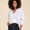 LA FEE maraboutee Breeddoek Blouse Met Lange Mouwen