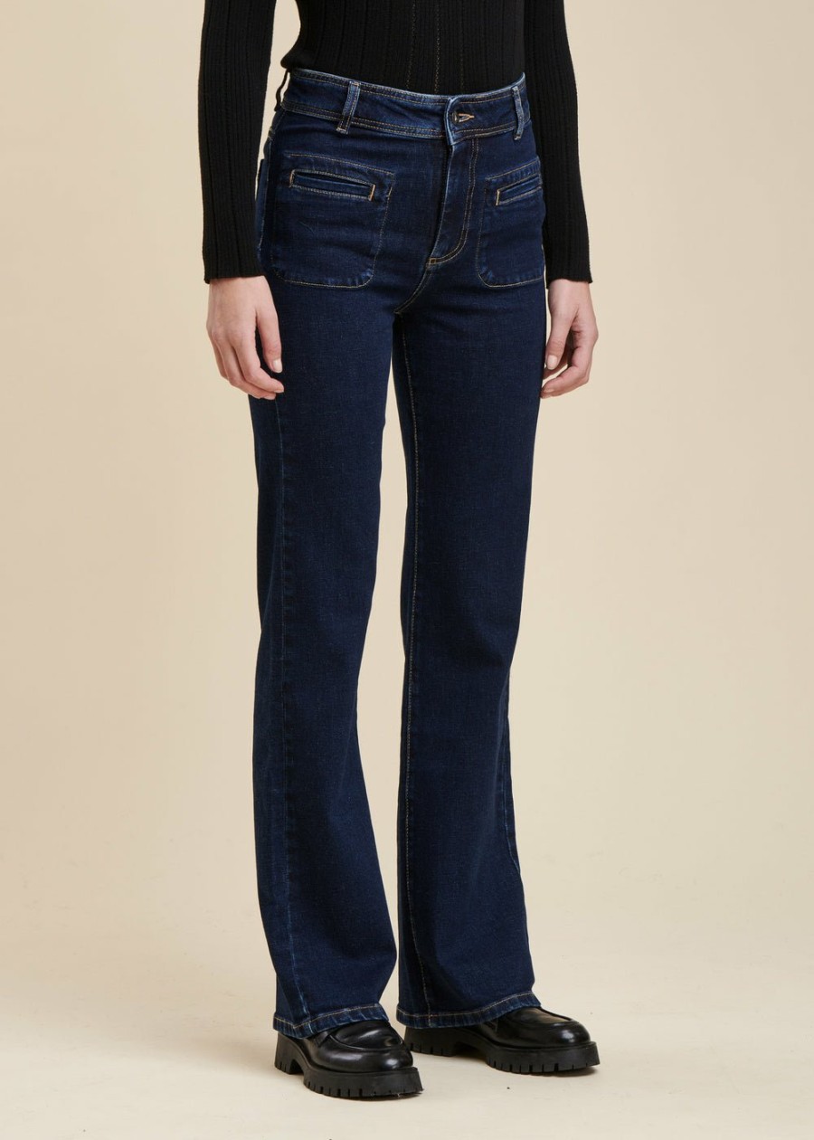 LA FEE maraboutee Bootcut Jeans Van Biologisch Katoen