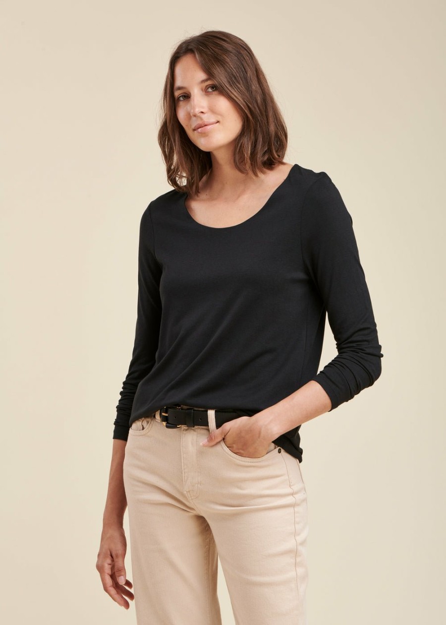 LA FEE maraboutee Basic T-Shirt Met Ronde Hals