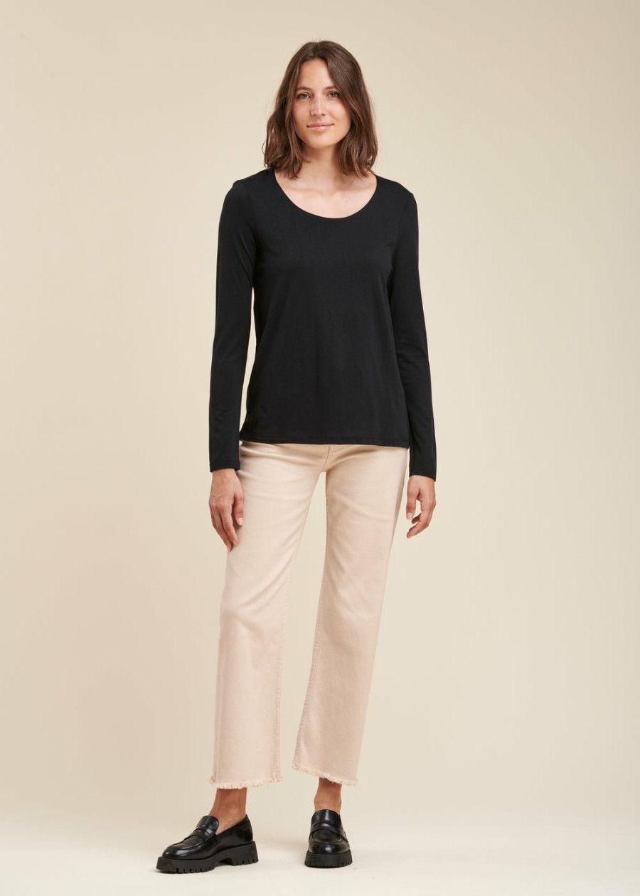 LA FEE maraboutee Basic T-Shirt Met Ronde Hals