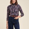 LA FEE maraboutee T-Shirt Met Bloemenprint In Ecovero Viscose