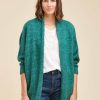 LA FEE maraboutee Oversized Gebreid Iriserend Vest