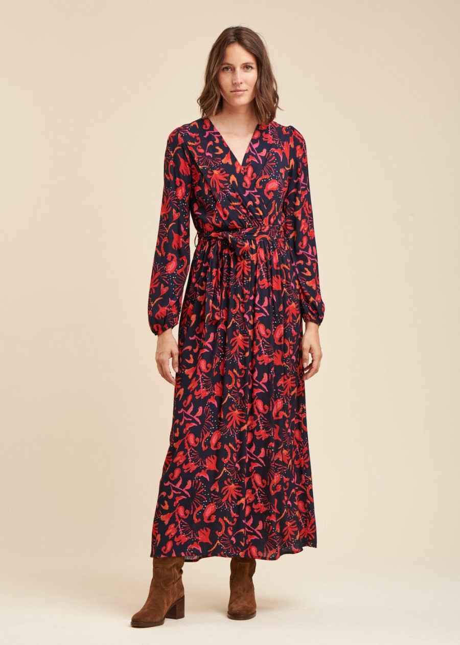 LA FEE maraboutee Maxi-Jurk Met Bloemenprint