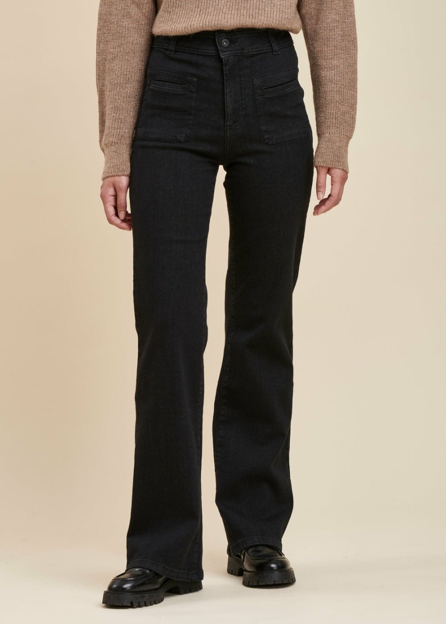 LA FEE maraboutee Bootcut Jeans Van Biologisch Katoen