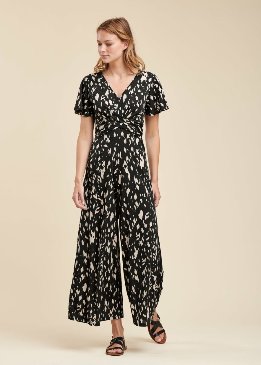 LA FEE maraboutee Bedrukte Jersey Jumpsuit