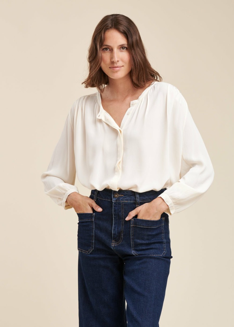 LA FEE maraboutee Losvallende Blouse Van Viscose Crepe