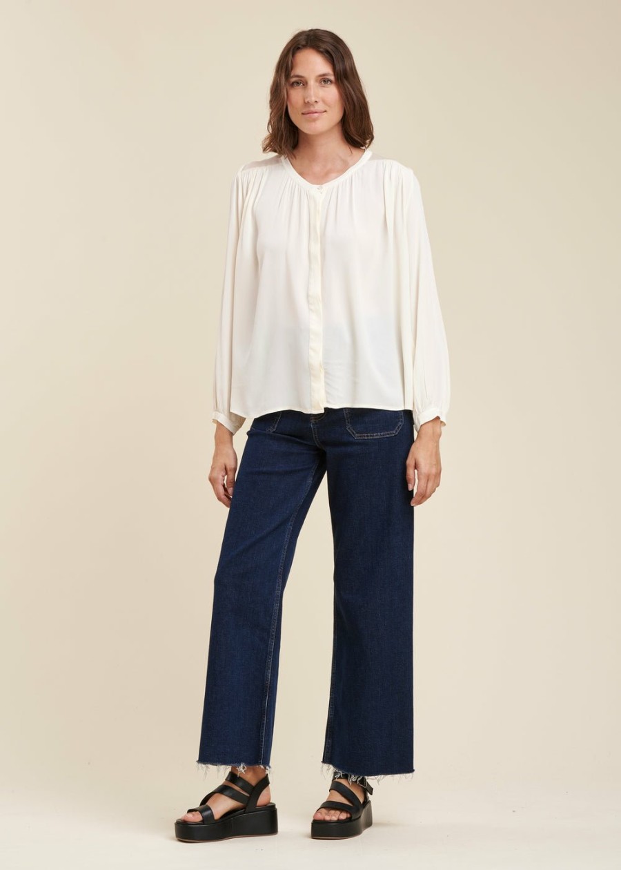 LA FEE maraboutee Losvallende Blouse Van Viscose Crepe