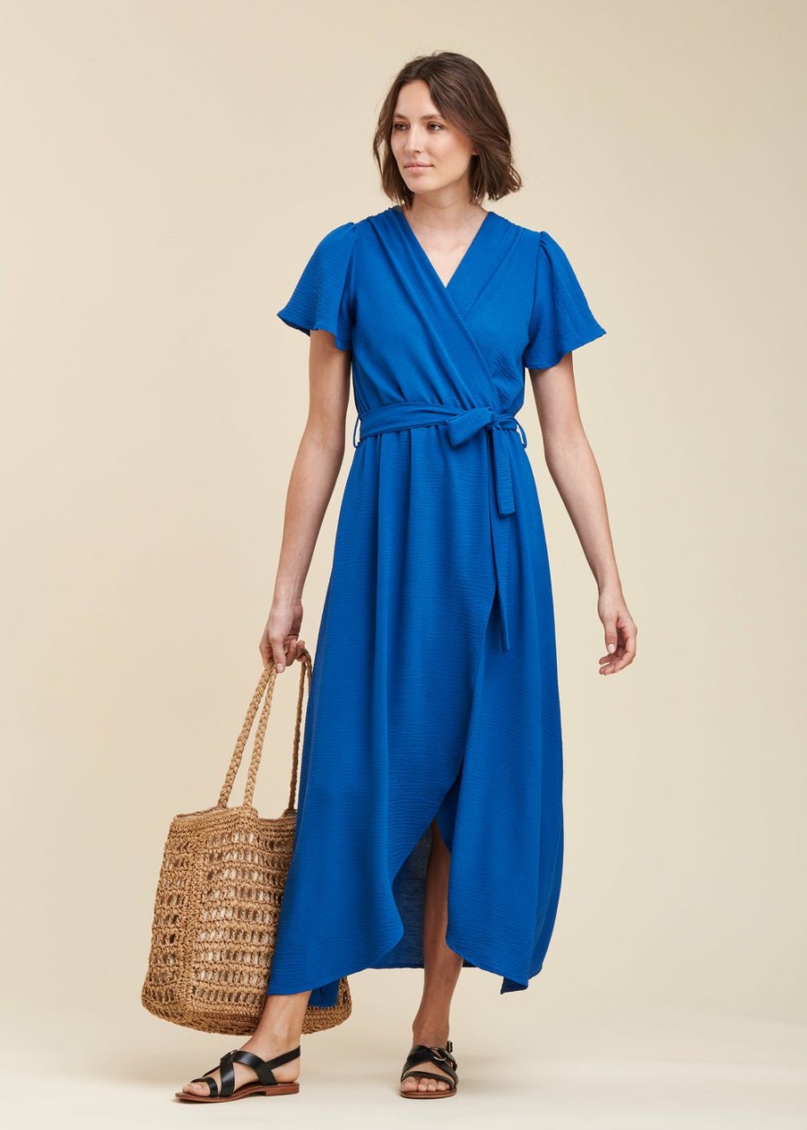 LA FEE maraboutee Faux Wrap Maxi Jurk