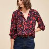 LA FEE maraboutee Losse Top Met Bloemenprint