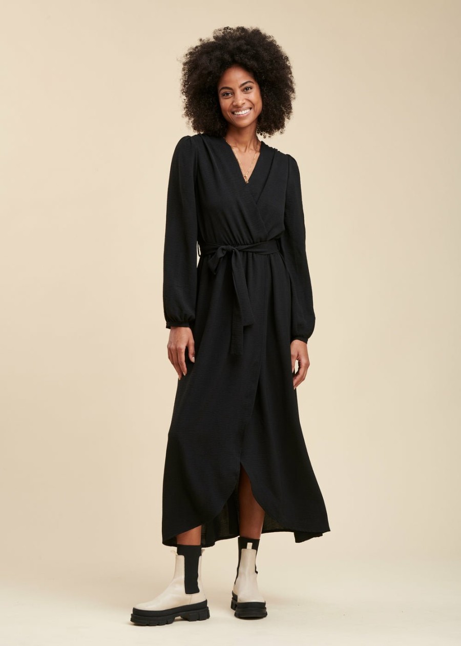 LA FEE maraboutee Faux Wrap Maxi Jurk